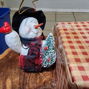 Lot of 2 Cobble Creek Snowmen